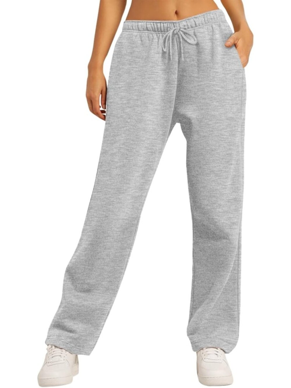 Cozy Fleece Lounge Pants for Women | Straight Leg Sweatpants | Comfy Casual Wear